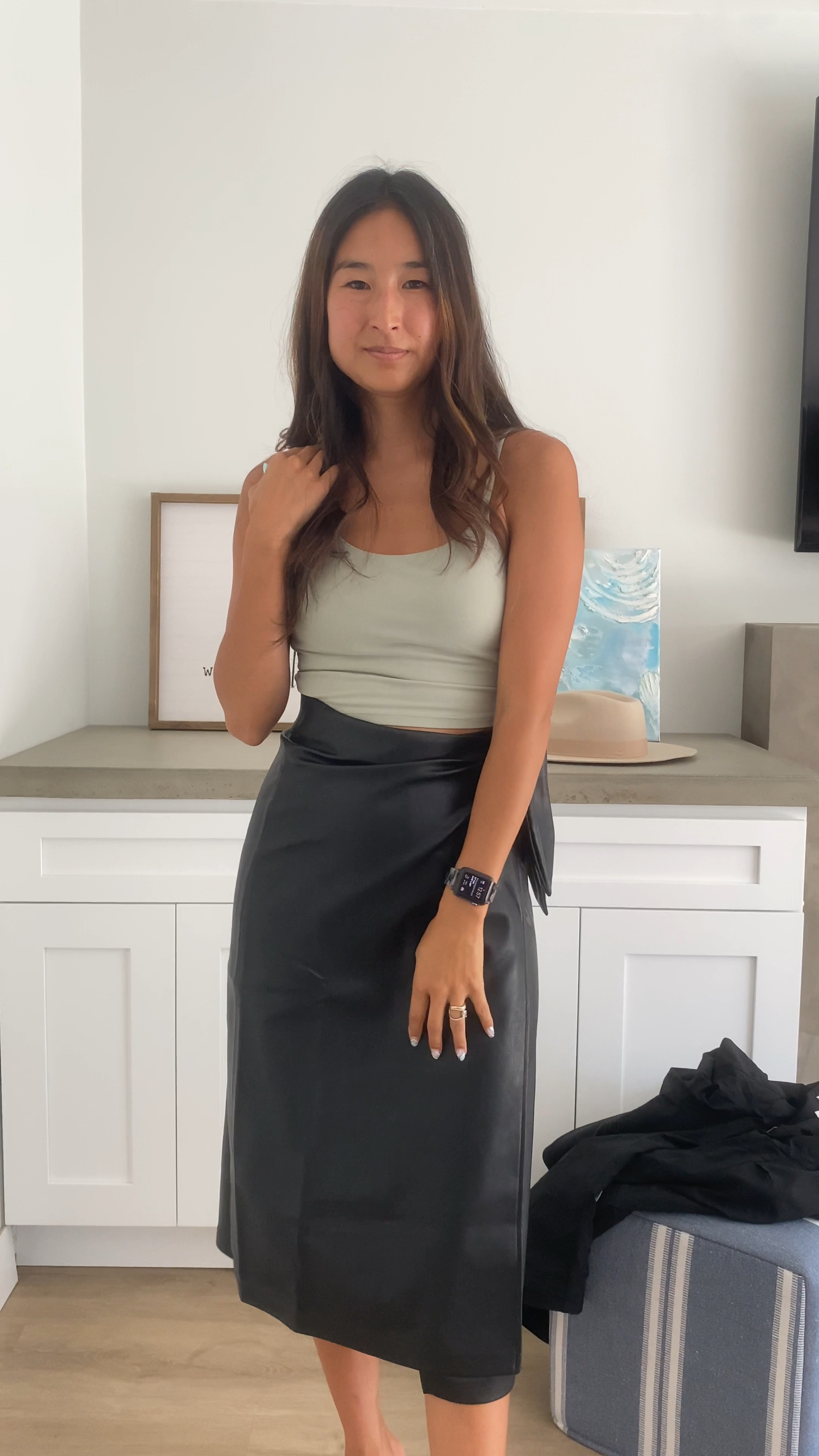 This is my most recent #amazonfashion fall outfit haul. I was looking for new pieces for both work and free time. | the apple watch band comes in compatible sizes for different versions of the apple watch | I got an XS in the Drop Women’s Leather Wrap Skirt. It has a button inside to keep the waistband tight and aligned, but you need to make sure to tie a tight knot on the side | The shacket came in a size M when I got it and it’s definitely a lot different then depicted on the website, so take notes of the one in the video. I have it in other picture posts for reference. I still like it and it’s a nice light jacket. | I got the satin slip skirt in a size S because i’m really picky about high tight elastic waist bands are. It fit well and I love the green color | summer sleeveless dress comes in a few different colors. I definitely had to size down and I was happy I read reviews before ordering because it runs large | I got a size S in the Drop blazer and it was TTS. I like the cut and the quality of the blazer | Midi body con dress runs large so size down. I ordered an XS after reading reviews  and it fit just right | I got the two strap heeled sandals size 7 and it was TTS | my hat is actually UO, but I linked this amazon fave | #affordablefashion #marissatoday #competition #falloutfit 

#LTKSeasonal #LTKworkwear #LTKsalealert