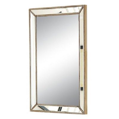 Rectangle Adora Decorative Wall Mirror Gold - Abbyson Living | Target