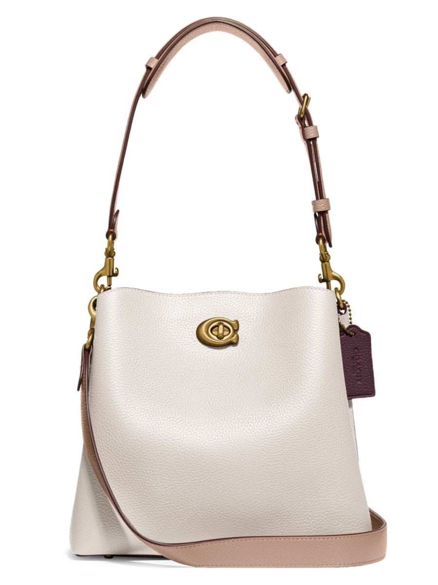 Willow Colorblock Leather Bucket Bag | Saks Fifth Avenue