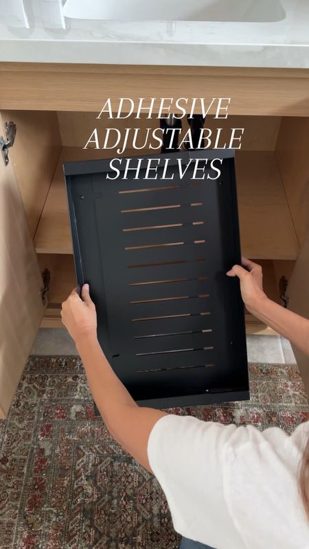 Restocked! These adhesive adjustable drawers are a game changer. Amazon organization 

#LTKhome #LTKfindsunder100