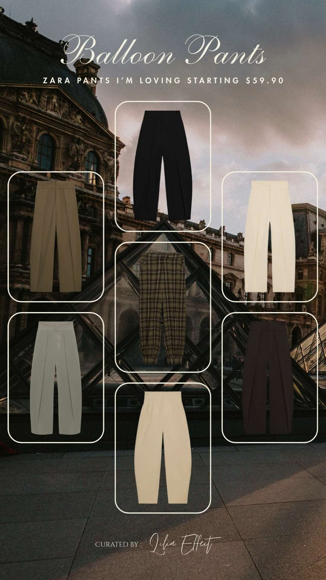 Balloon pants — Zara styles I’m loving right now 🤍 Effortless, modern, and starting at $59.90.
 

 #LTKgrwm #LTKootd