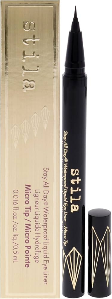 stila Waterproof Liquid Eye Liner, Stay All Day Makeup with Fine Brush Tip Lasting Satin Finish, ... | Amazon (US)