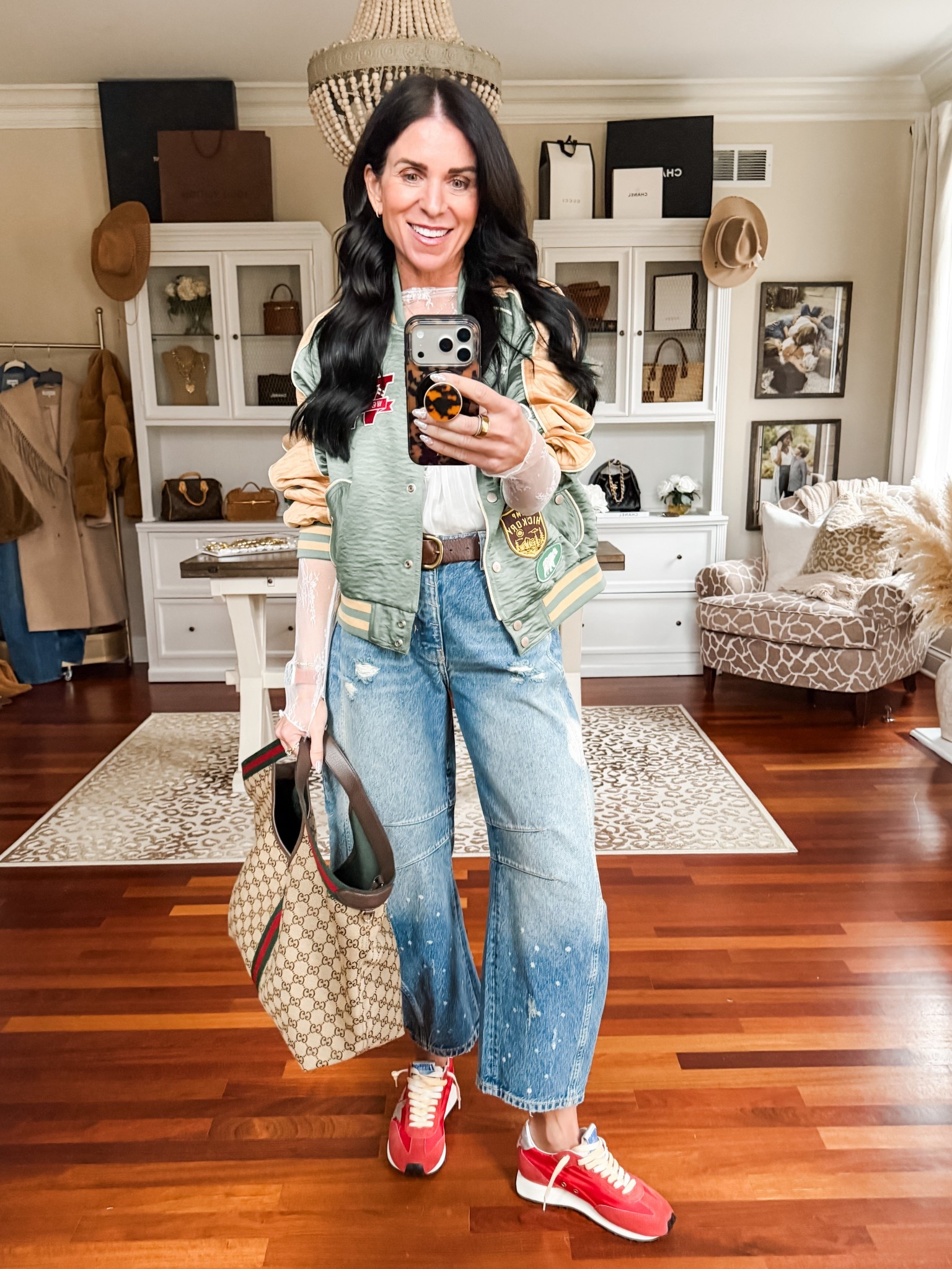 Love this fin jecket!
Wearing a small in all and 24 denim 

#LTKSeasonal #LTKootd