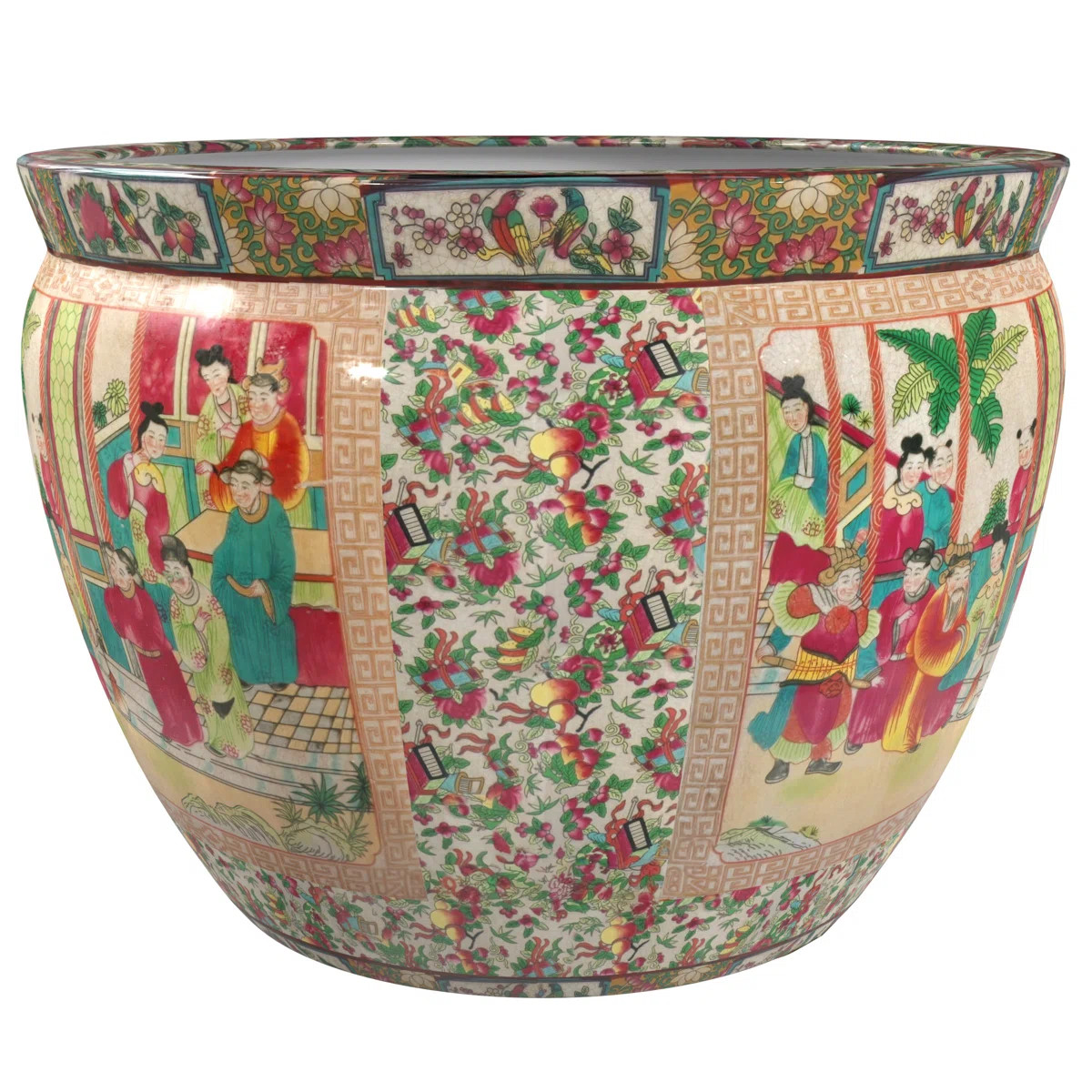 Shewmaker Medallion Cachepot | Wayfair North America