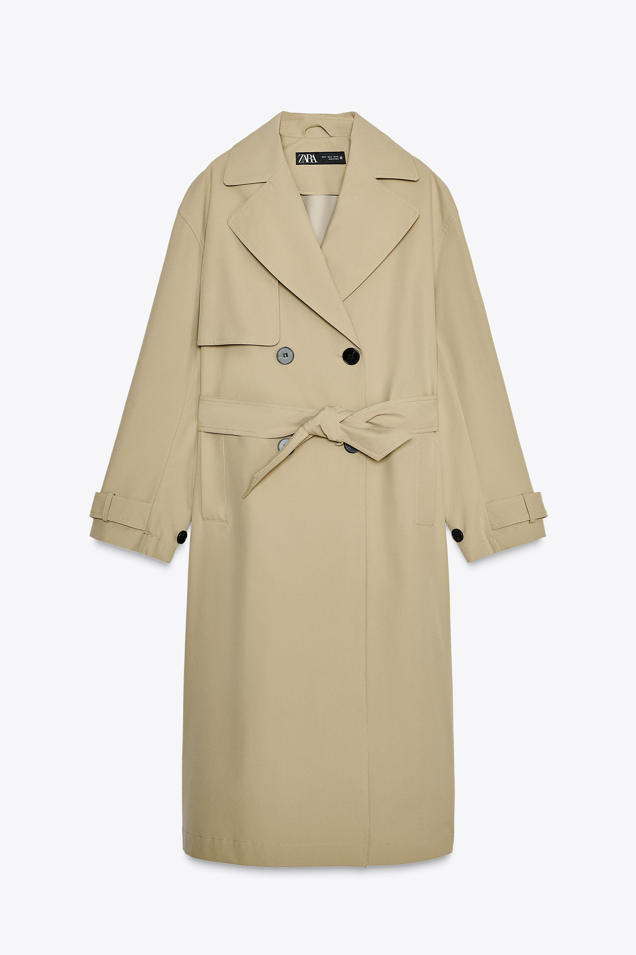 WATER REPELLENT BELTED TRENCH COAT | Zara US