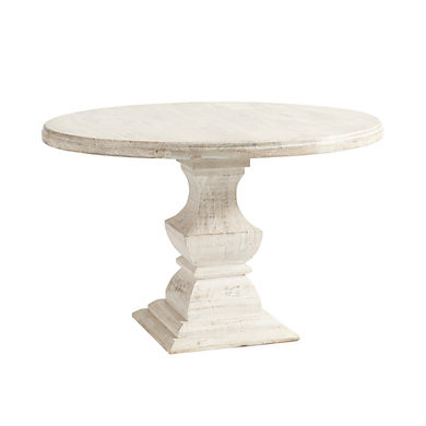 Andrews Pedestal Dining Table 48" with Carved Baluster Base & Triple Stepped Edge | Ballard Designs, Inc.