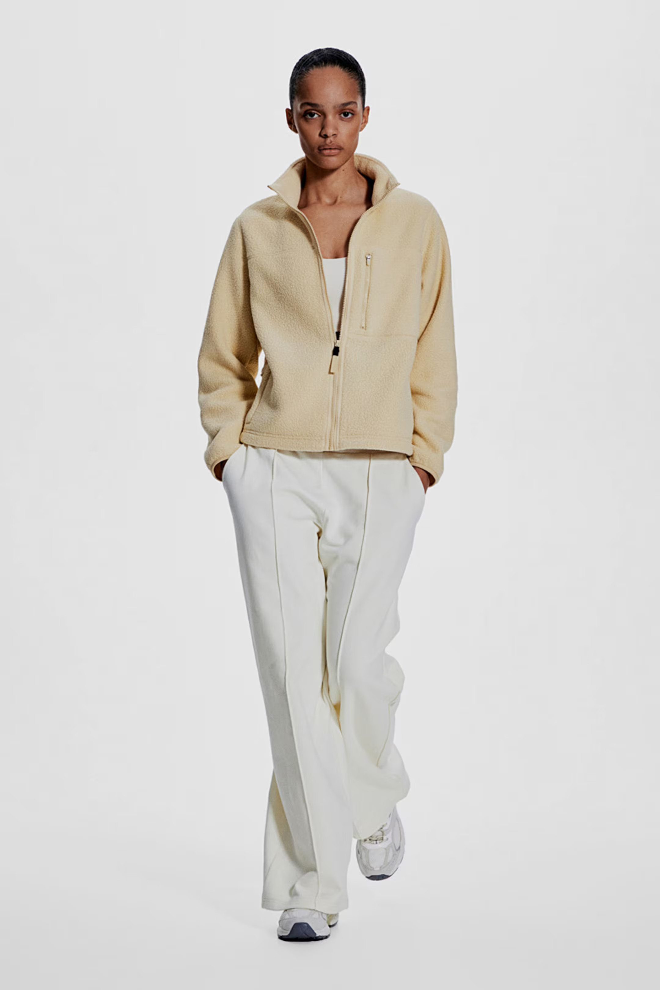 Teddy Fleece Activewear Jacket | H&M (US + CA)