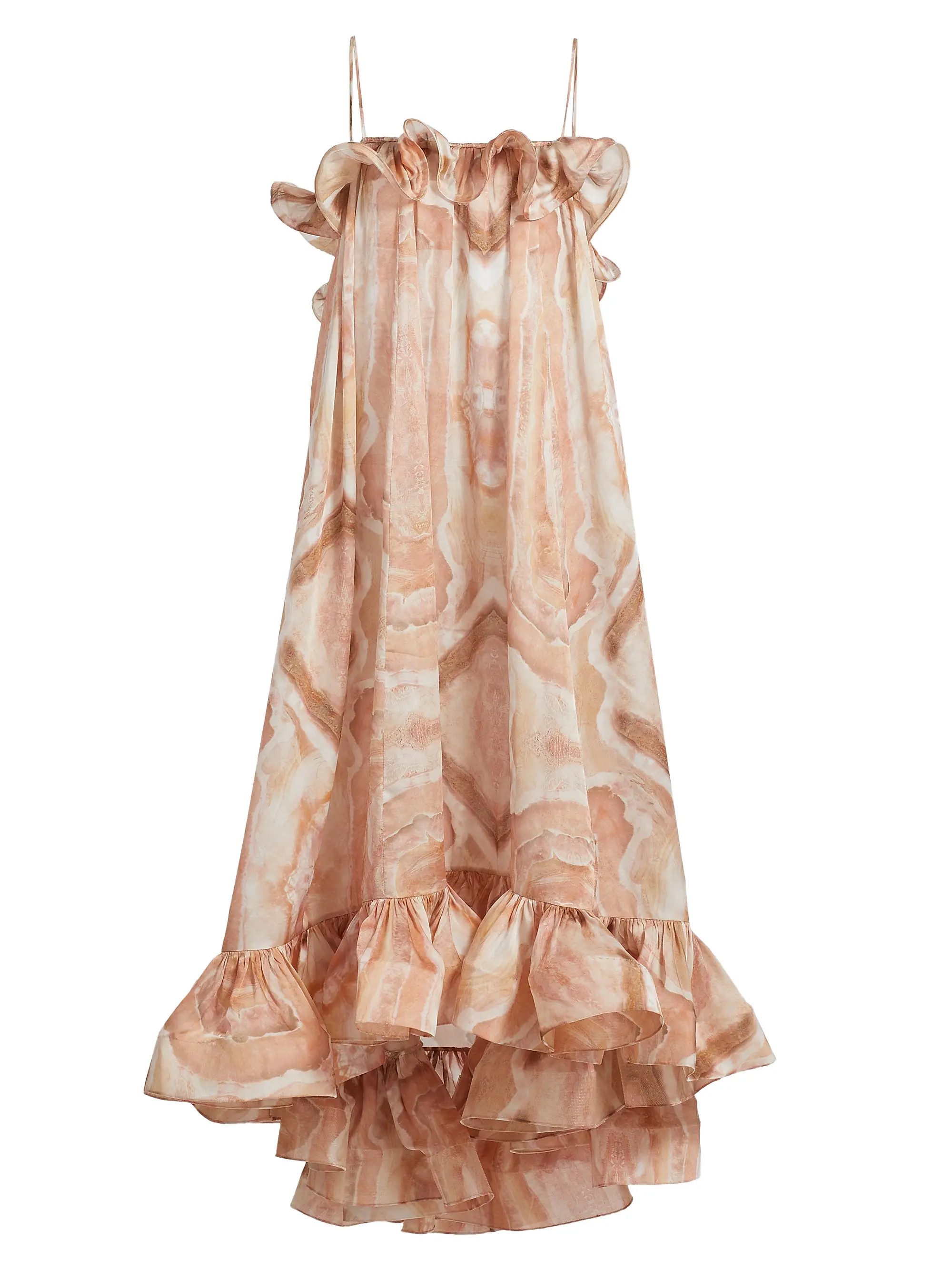 Illuminate Flounce Printed Gown | Saks Fifth Avenue
