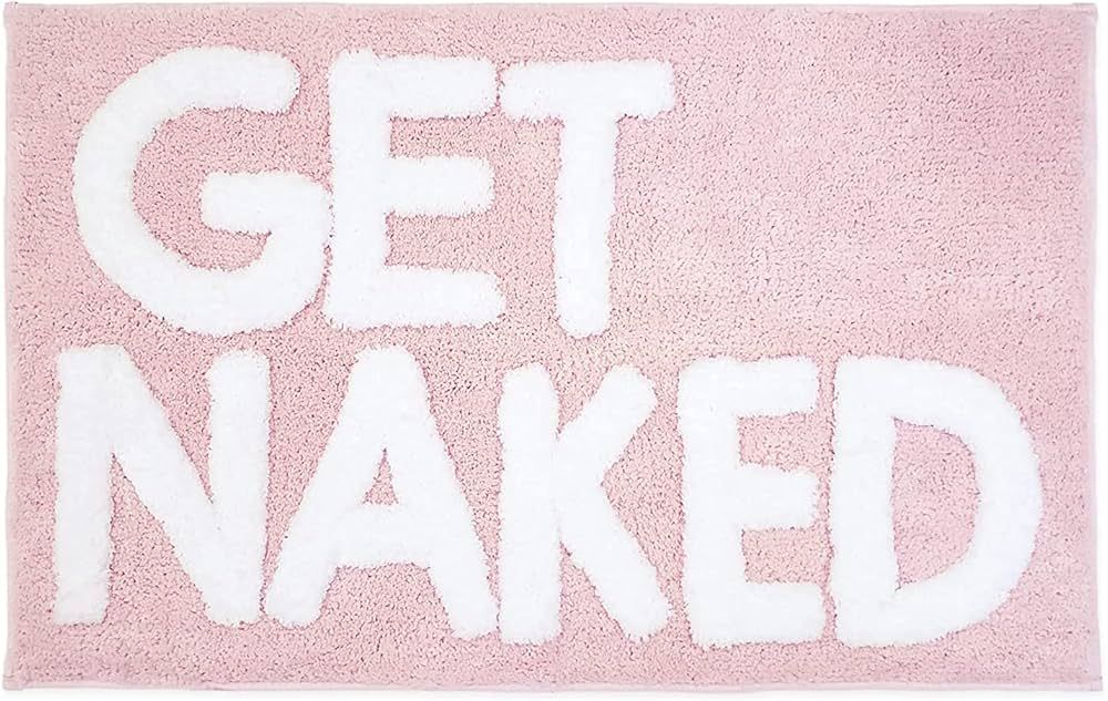 Inshere Get Naked Bath Mat, Bathroom Decor Area Bath Rug Cute Washroom Decor Mat, Soft & Absorben... | Amazon (CA)