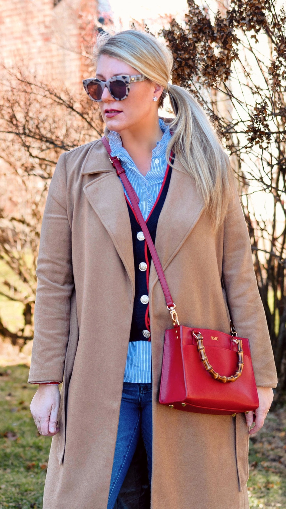 I love a classic prep look ❤️ linking my outfit for you & a couple similar coats and blue shirts in case these are sold out.

#LTKover40 #LTKmidsize #LTKstyletip