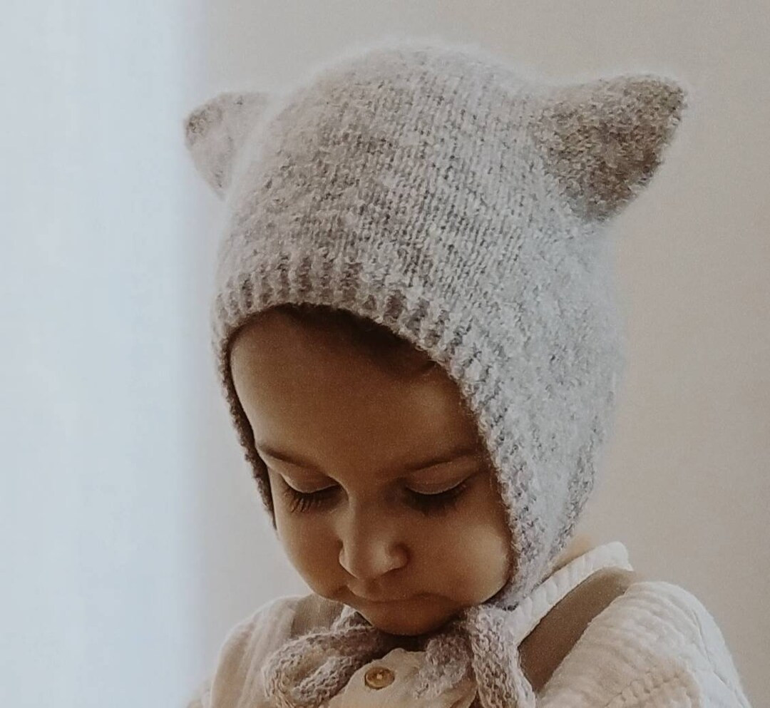 Wool Baby& Toddler Hattrendy Kitty Hat With Earsalpaca - Etsy | Etsy (US)