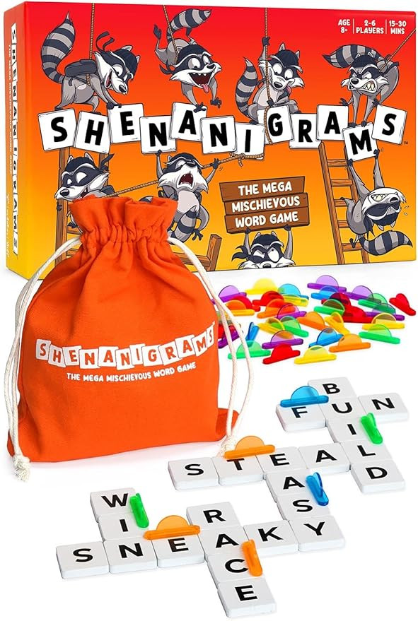 Shenanigrams! – The Mega-Mischievous Word Game! A Super Fun & Fast Family Party Game for Kids, ... | Amazon (US)