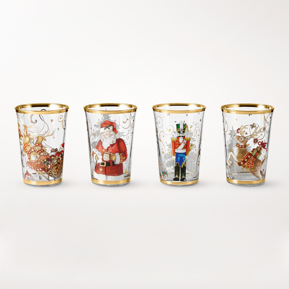 'Twas the Night Before Christmas Tumblers, 9-oz, Set of 4 | Williams-Sonoma