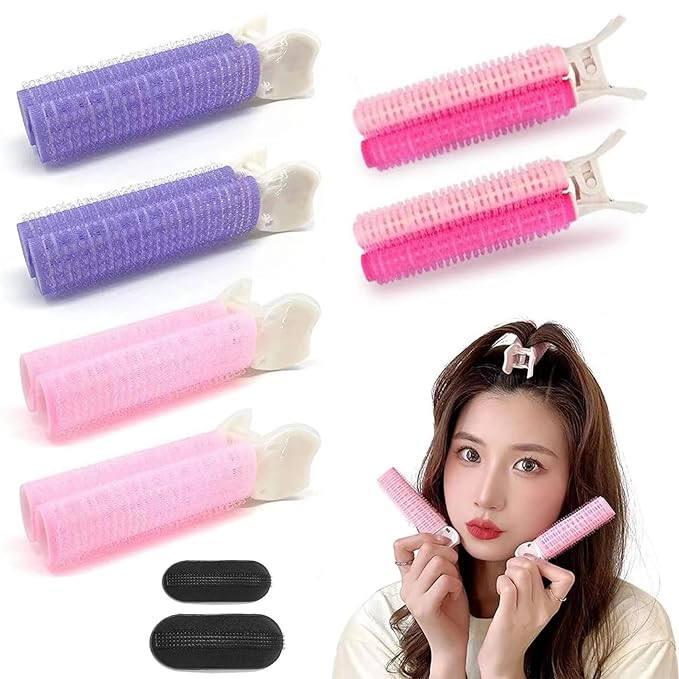 Volumizing Hair Clips, 8 Piece Set, Hair Root Clips for Volume, Hair Curlers for Bangs and Roots,... | Amazon (US)