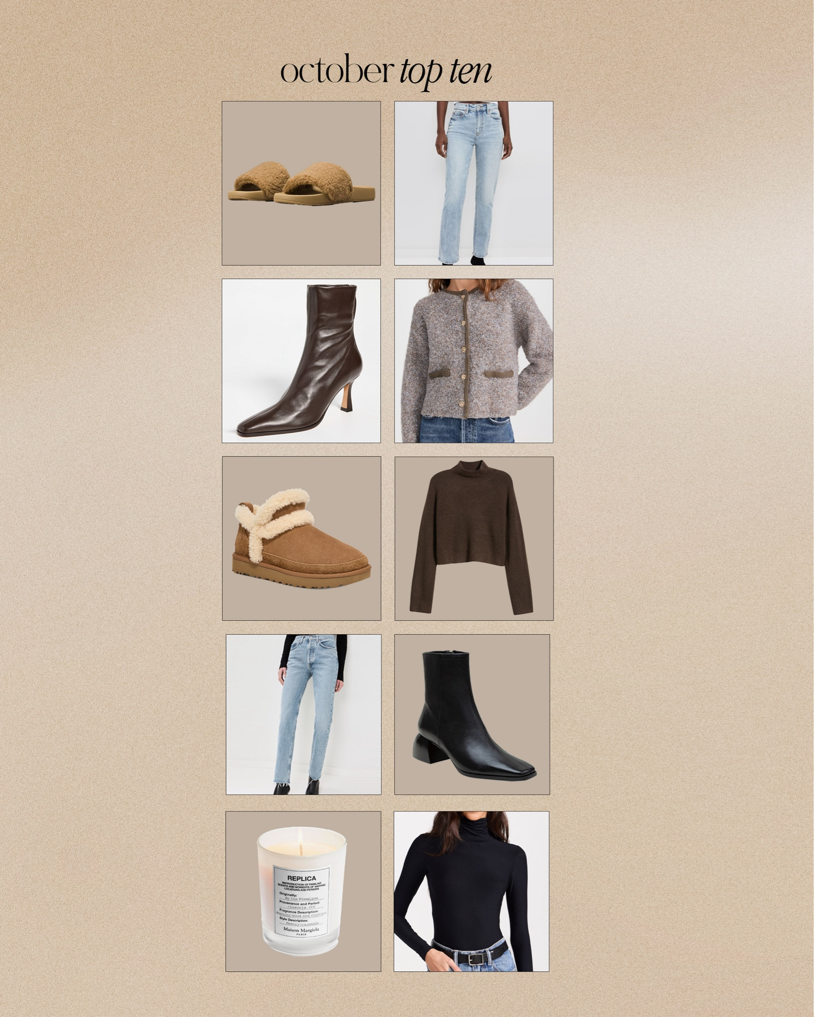 October Top Ten 🛒