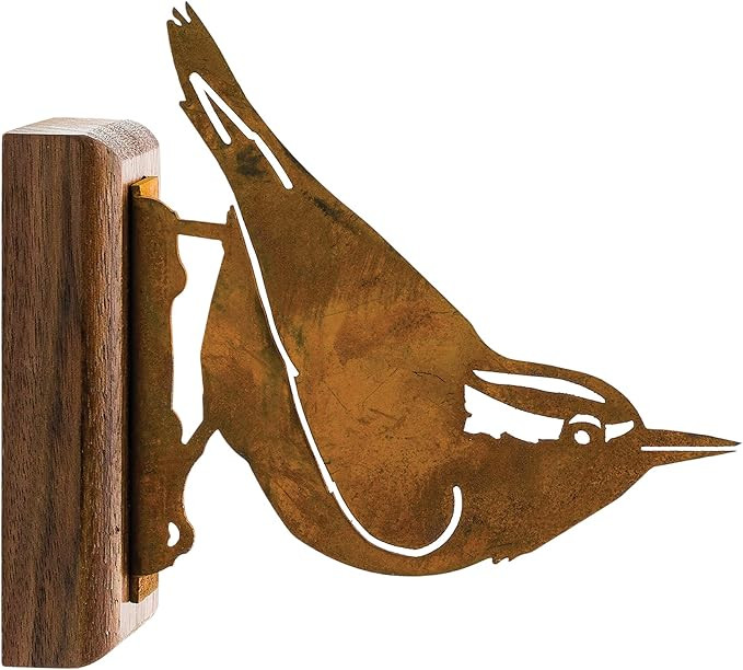 Nuthatch Bird Silhouette | Bird Lovers | Metal Bird | Gifts for Mom | Garden Art | Nature Inspire... | Amazon (US)