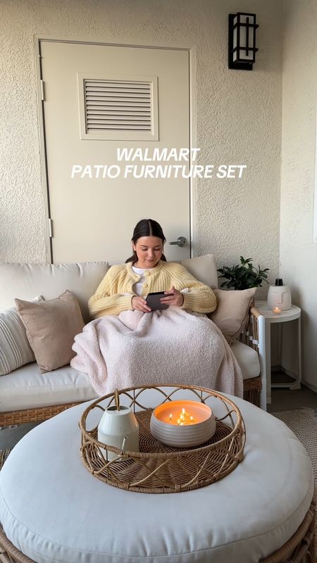 spiced up my apartment balcony with the Better Homes & Garden Lilah Outdoor Wicker Set from Walmart and I just posted a 9-month check in on Tiktok to show you how it’s holding up! So far so good 🪴

#LTKhome #LTKVideo