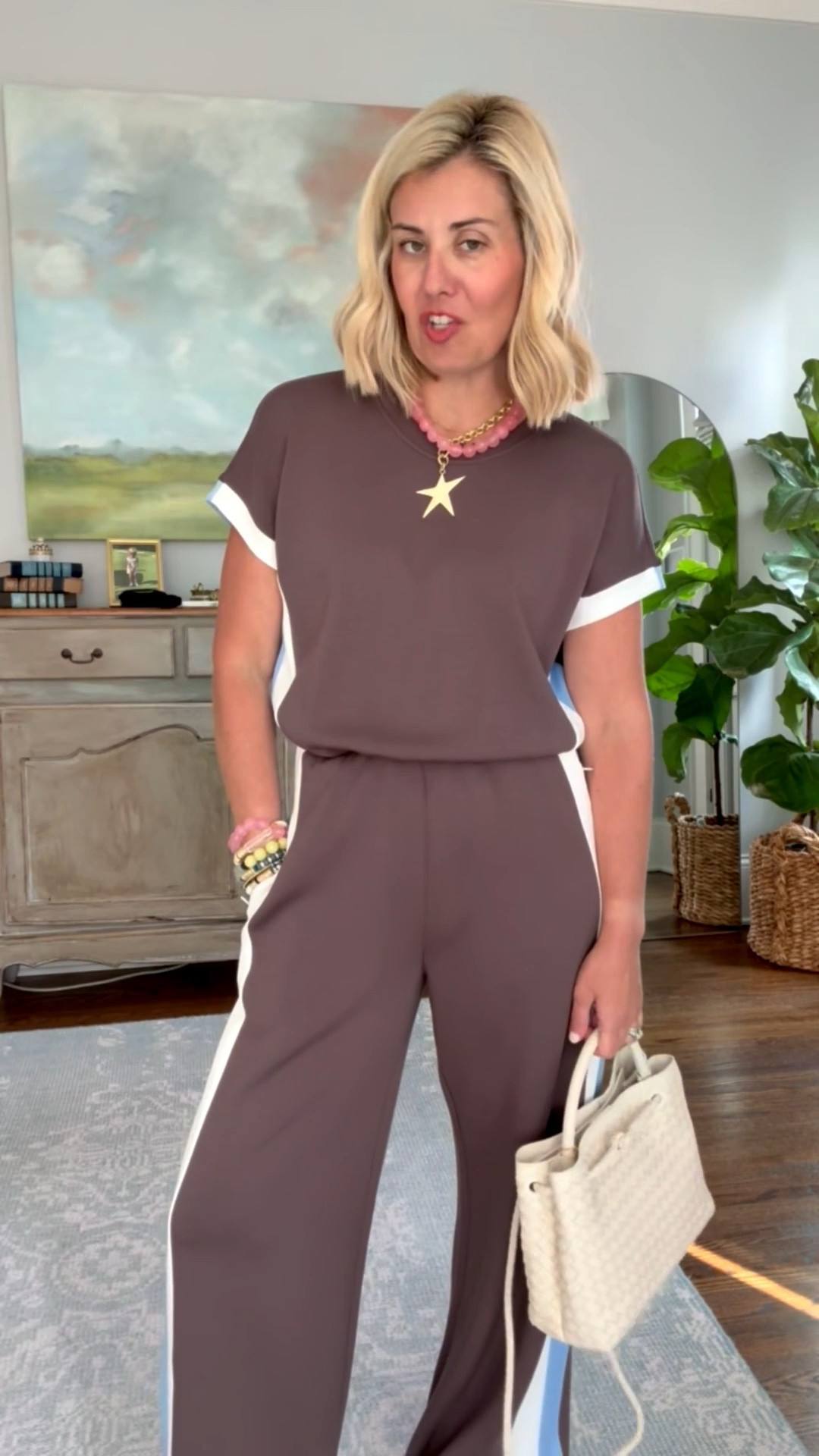 Where are we wearing this….umm everywhere!! This jumpsuit is absolutely amazing!! 

Tops- xs
Pants - petite small 
Leggings - 7/8 small
Maxi Dress - small 
Colorblock Jumpsuit - small
Draped Jumpsuit - small petite 

*be sure to use code LTKSPANX for 20% off (almost) sitewide through 3/15!

#LTKmomlife #LTKdayinmylife #LTKootd