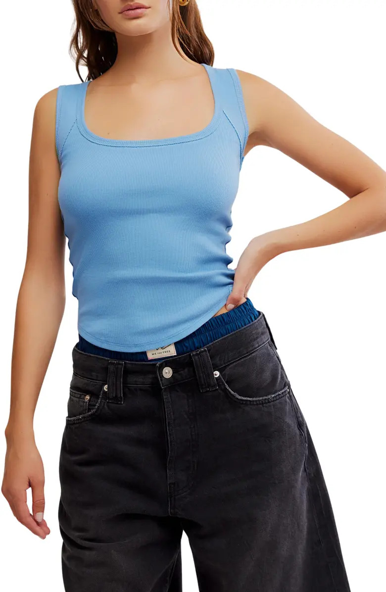 Free People Hummingbird Stretch Cotton Top | Nordstrom | Nordstrom