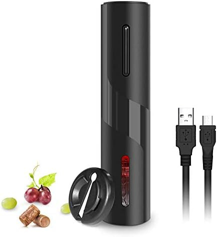 Electric Wine Opener Automatic Electric Wine Bottle Corkscrew Opener Rechargeable with Foil Cutter a | Amazon (US)
