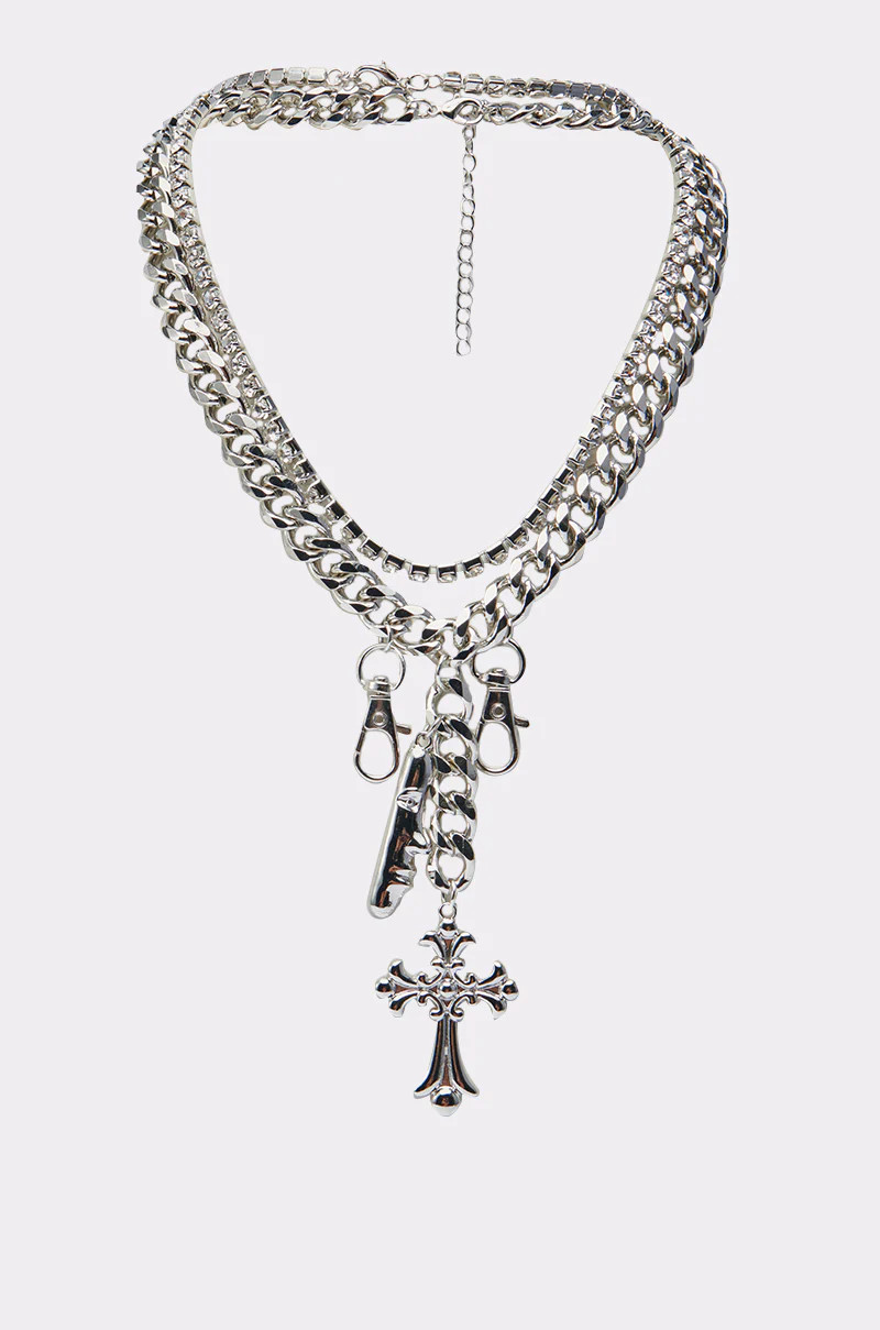 ALL I SEE IS CHROME NECKLACE | AKIRA