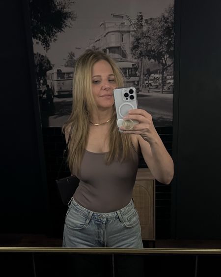 Dinner date w my son the other night… I’m wearing a light brown bodysuit with light wash jeans and a thin gold choker necklace.

#LTKSaleAlert #LTKStyleTip #LTKFamily