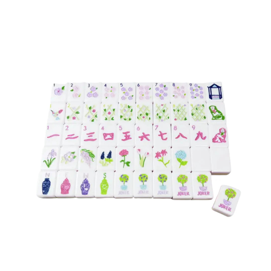 Taylor Mahjong Tiles | Pink Antlers