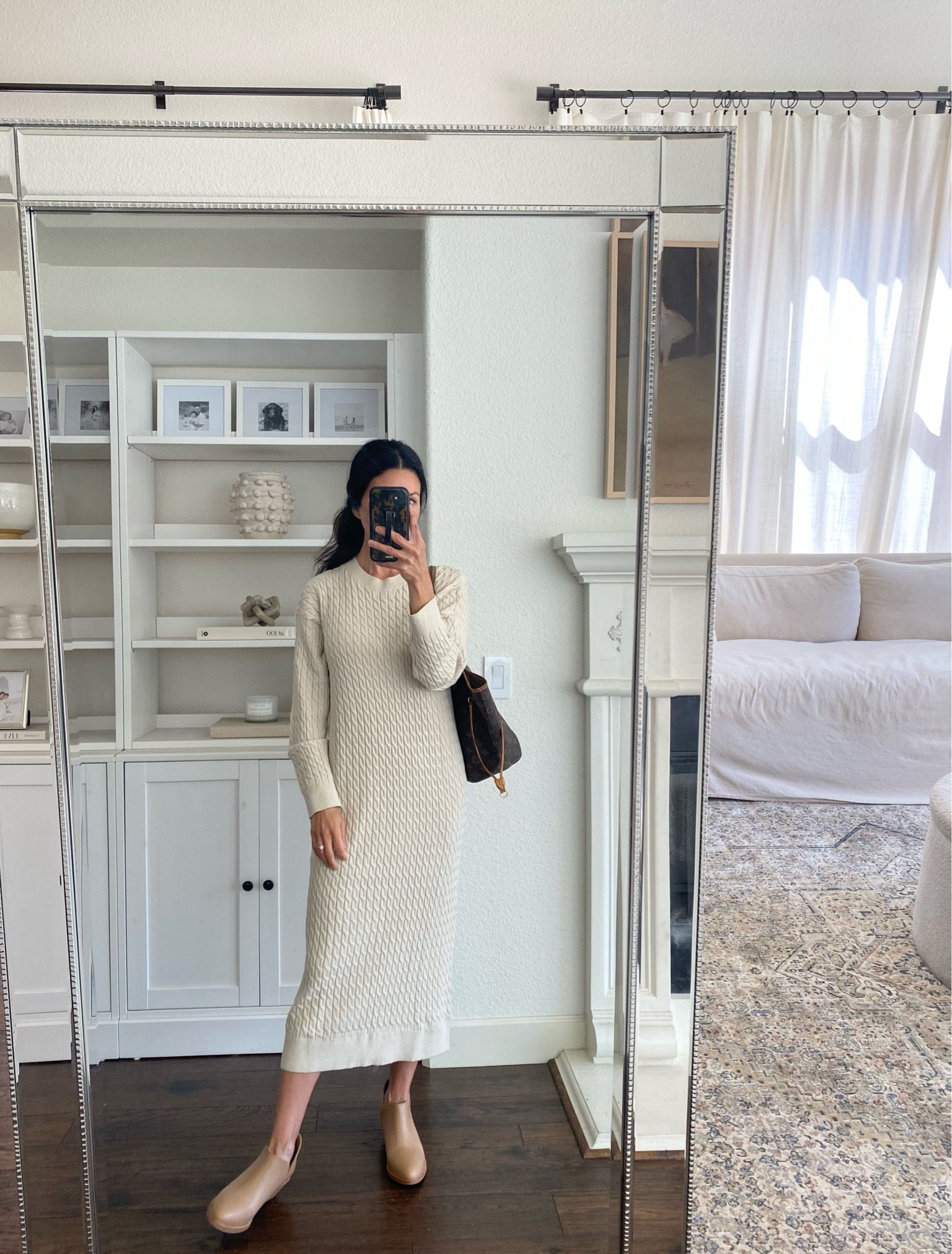 Knit midi dress and mid height ankle booties. Such an easy fall outfit! I’m wearing a small dress and my normal size in the ankle booties. Use my code DANIKALAMB for 25% off the booties and all footwear at Nisolo. 

Fall dress
Sweater dress 
Easy fall outfit 
Fall boots 

#LTKSeasonal #LTKshoecrush #LTKstyletip