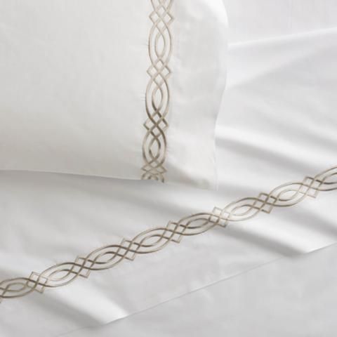 Resort Diamond Trellis Egyptian Cotton Sheet Set | Frontgate | Frontgate