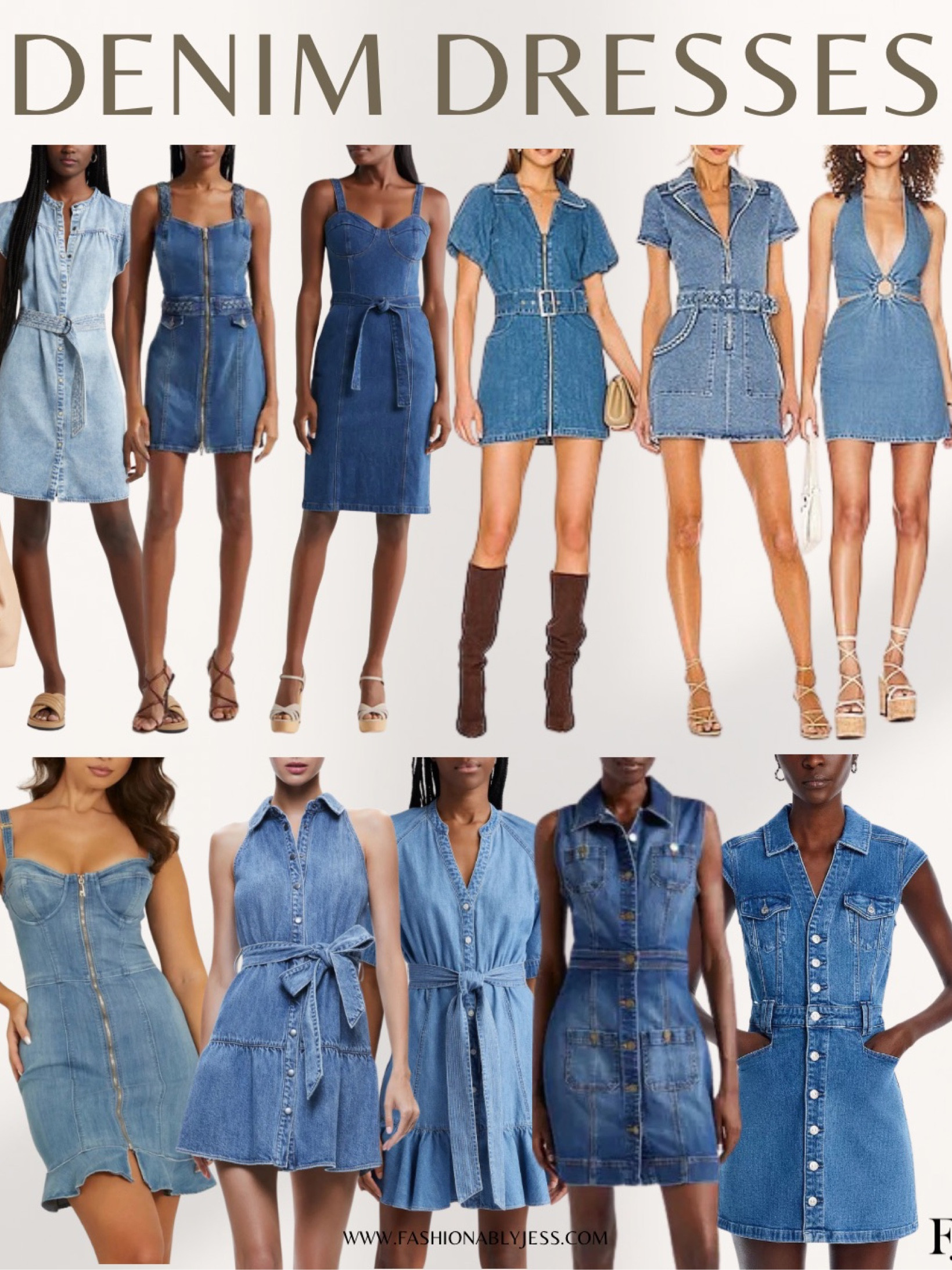 Loving all of these cute denim dresses for the spring 

#LTKfindsunder100 #LTKstyletip #LTKover40
