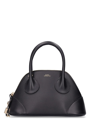 A.p.c. - Handtasche aus glattleder „emma“ - Schwarz | Luisaviaroma | Luisaviaroma
