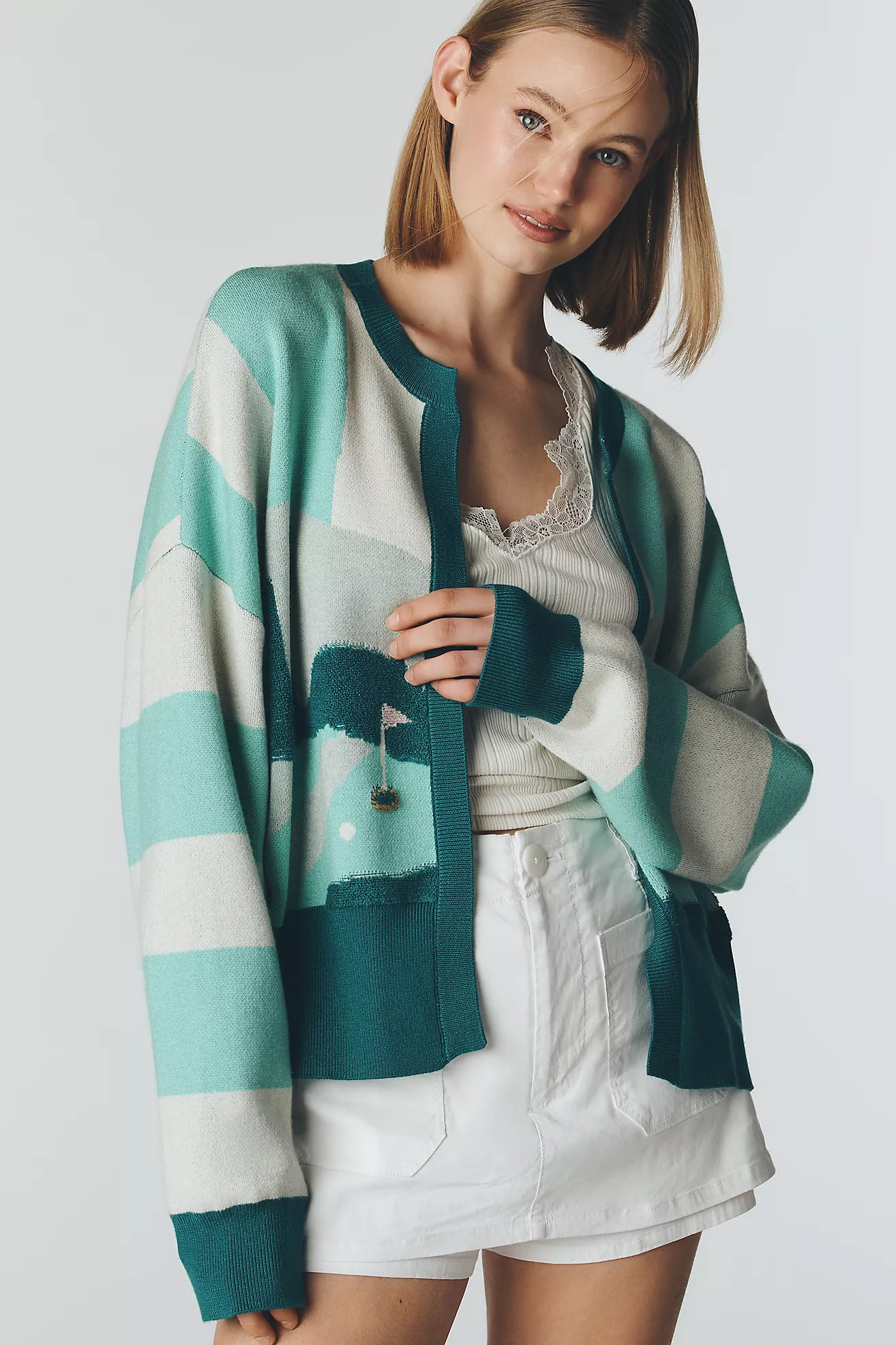 Maeve Preppy Icon Cardigan | Anthropologie (US)