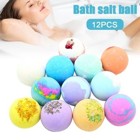 Harupink Mini Bath Fizzes Scented Bombs Colorful Essential Oil Home Spa Foot Bath Children Gift | Walmart (US)
