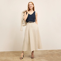 Click for more info about Olia Breeze Skirt - Breeze Stripe :: Ecru/Navy