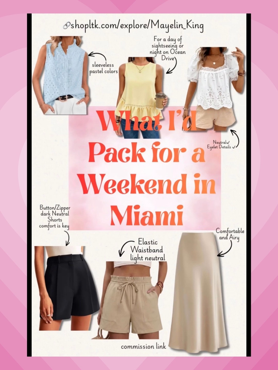 summer outfits
What I’d Pack for a Weekend in Miami | 5–7 Mix & Match Travel Essentials


Keywords: Miami outfit ideas, travel capsule wardrobe, weekend packing list, mix and match outfits, carry on outfit ideas, chic vacation style
#travel #miamistyle #capsulewardrobe

#LTKootd #LTKSeasonal #LTKTravel
