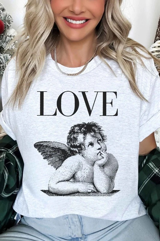 LOVE VALENTINES OVERSIZED GRAPHIC TEE - Casual Chic Boutique | Casual Chic Boutique