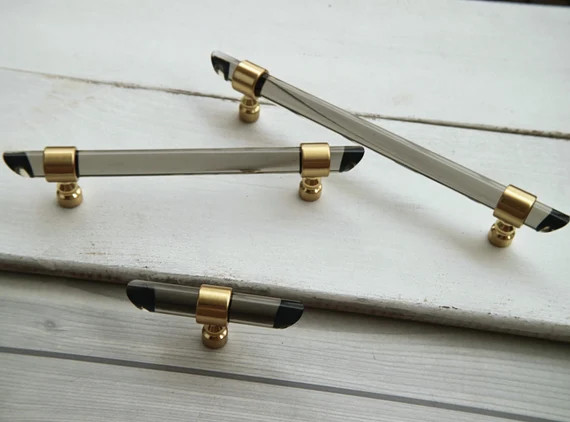 3.75 6.3 7.55kitchen Cupboard Handle Brushed Gold Brass | Etsy | Etsy (US)