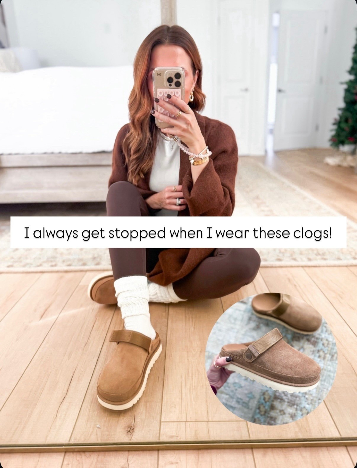 Ugg Goldenstar clogs - I went up half a size to make room for socks! Color chestnut. Fall shoes. Fall style. Fall outfits. Spring shoes. Spring outfit 


#LTKmomlife #LTKGiftGuide #LTKootd