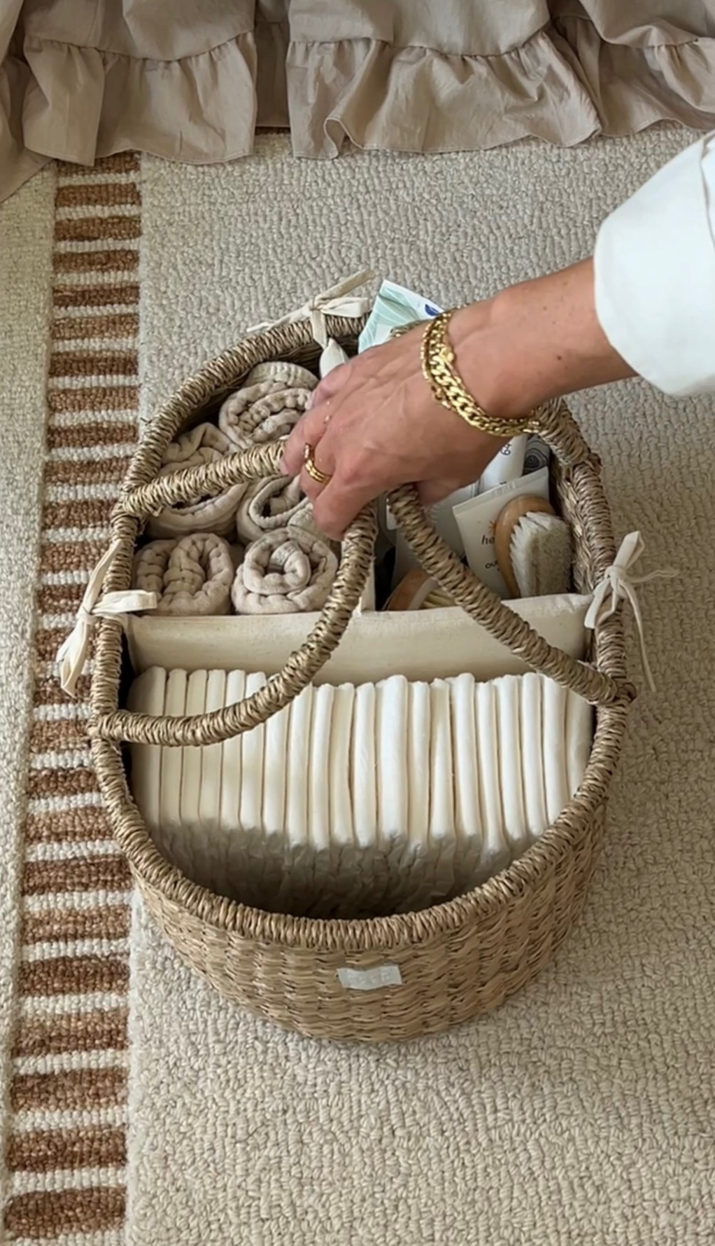 what’s in my diaper caddy