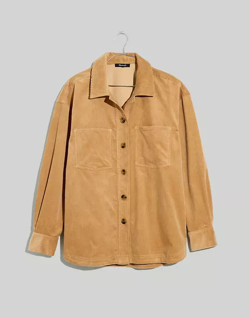 Corduroy Kentwood Oversized Shirt-Jacket | Madewell