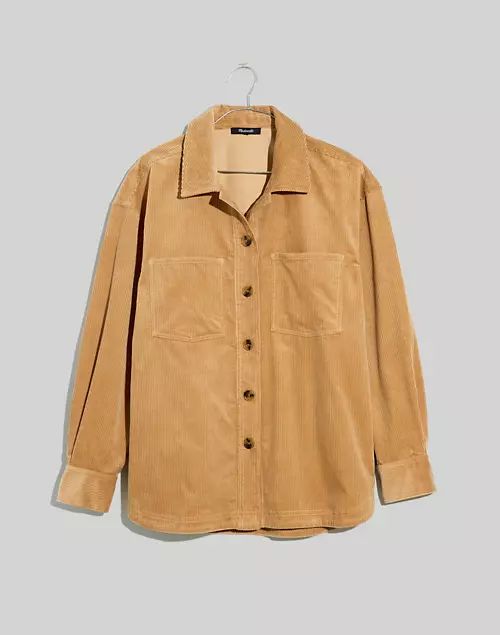Corduroy Kentwood Oversized Shirt-Jacket | Madewell