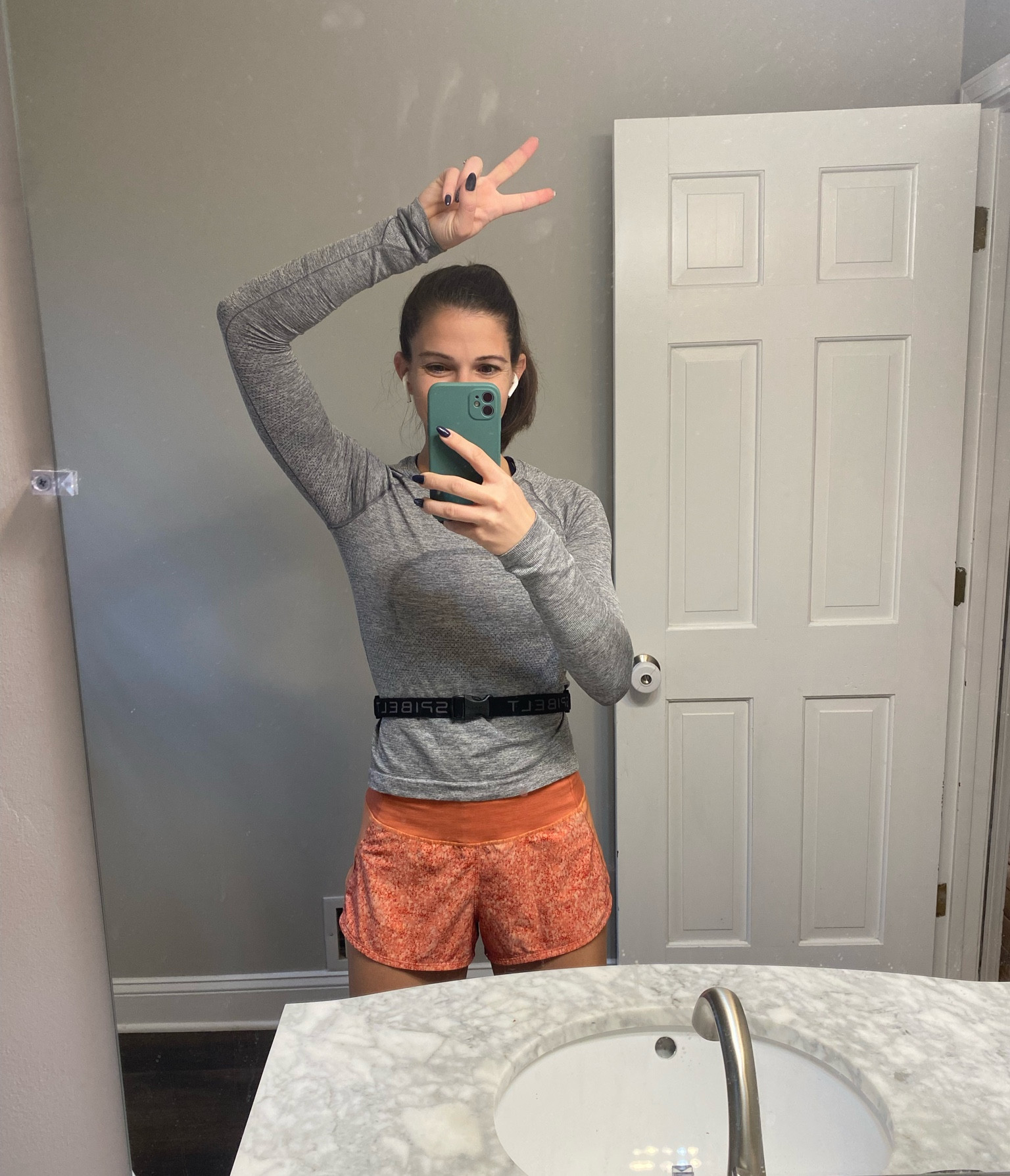 Two of my running staples!
Wearing a size 4 in the top and a small in the shorts 

#LTKfit #LTKunder100