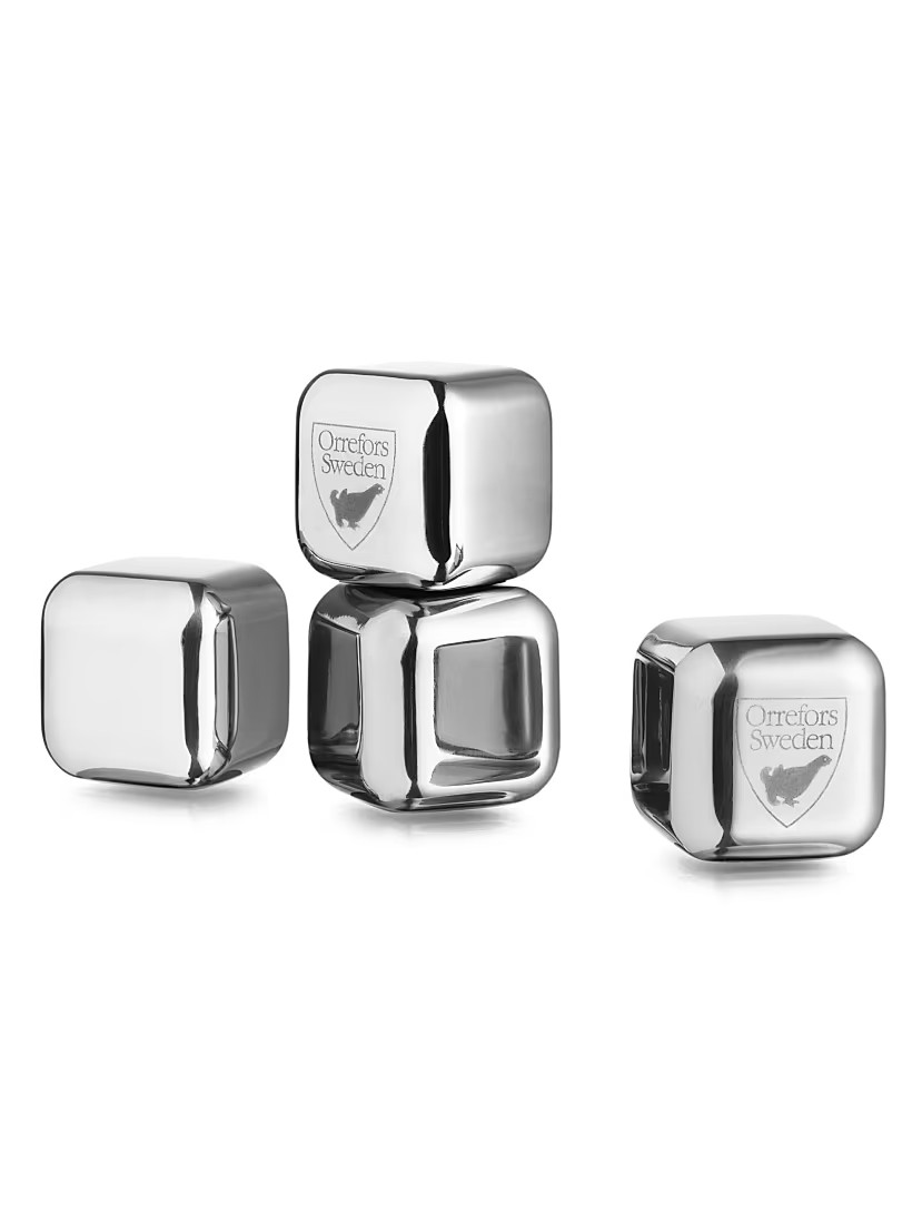 City 4-Piece Metal Ice Cube Set | Saks Fifth Avenue