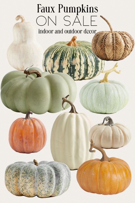 Faux Pumpkins on sale for limited time. Perfect fall decoration for indoor and outdoor. Perfect front porch decor. 

#pumpkin #faux #pumpkins #fall #decor #sale #potterybarn 

#LTKhome #LTKsalealert #LTKSeasonal