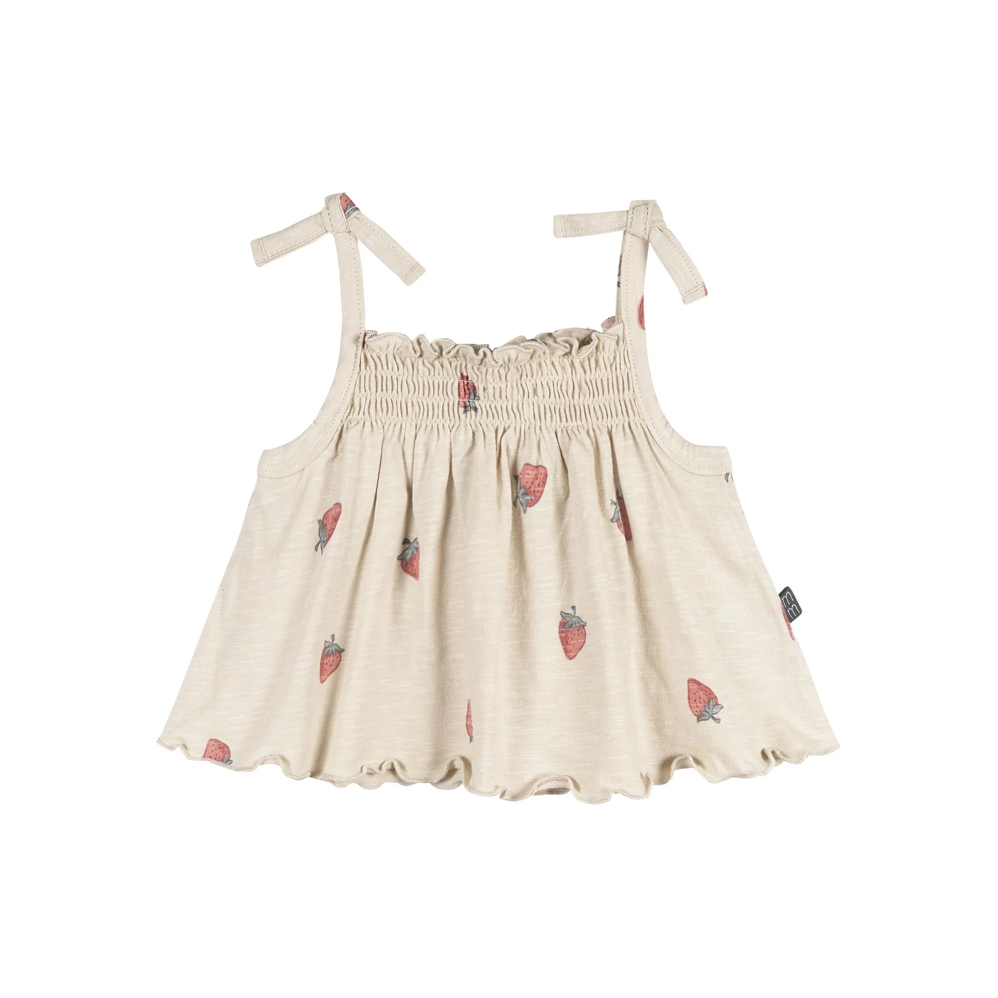 Modern Moments by Gerber Baby Girl Organic Smocked Sleeveless Top, Sizes 0/3 Months - 24 Months | Walmart (US)