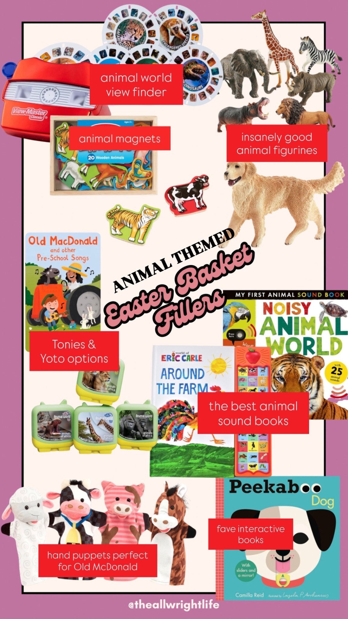 Easter basket ideas for toddlers, animal edition! If you love Schleich figurines I think you’ll love these alternatives. Insanely good quality at an amazing price. 

Easter basket fillers for toddlers
Easter basket stuffers for toddlers
Easter basket ideas for toddlers


#LTKmomlife #LTKKids