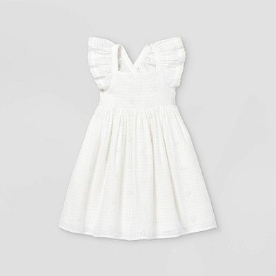 Toddler Girls' Ruffle Sleeve Dress - Cat & Jack™ | Target