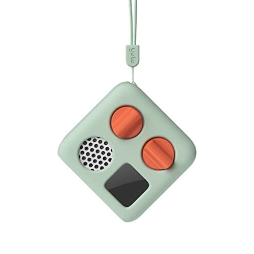 YOTO Mini Adventure Jacket in Frog Soup (Green) with Matching Wrist Lanyard – Accessory for Kids Mini Audio Device, Anti-Slip Silicone Skin Cover, Fitted Protective Sleeve Case | Amazon (US)