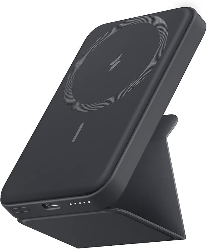 Anker Magnetic Battery (MagGo), 5,000 mAh Foldable Magnetic Wireless Portable Charger and USB-C f... | Amazon (US)
