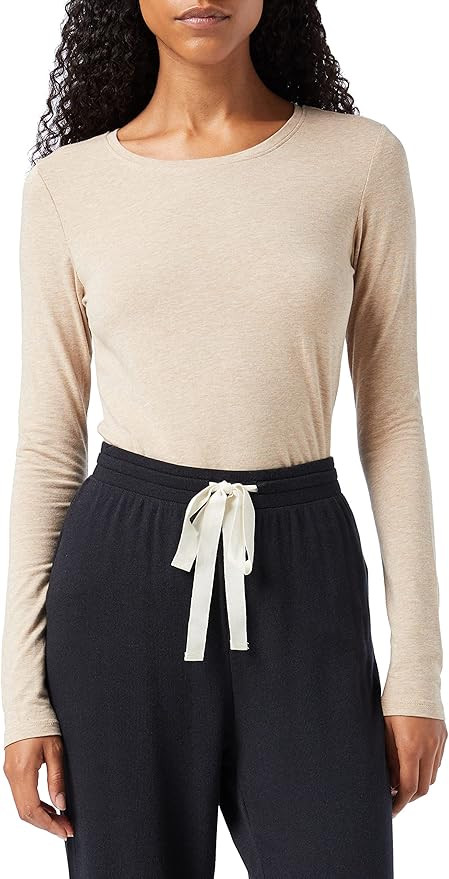 Amazon Essentials Women's Regular-Fit Long-Sleeve Crewneck T-Shirt (Available in Plus Size) | Amazon (US)